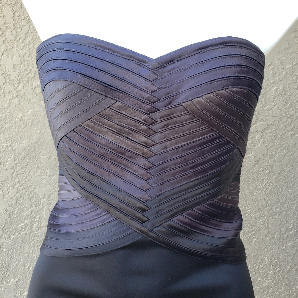 BCBGMAXAZRIA Strapless Cocktail Dress Size 0